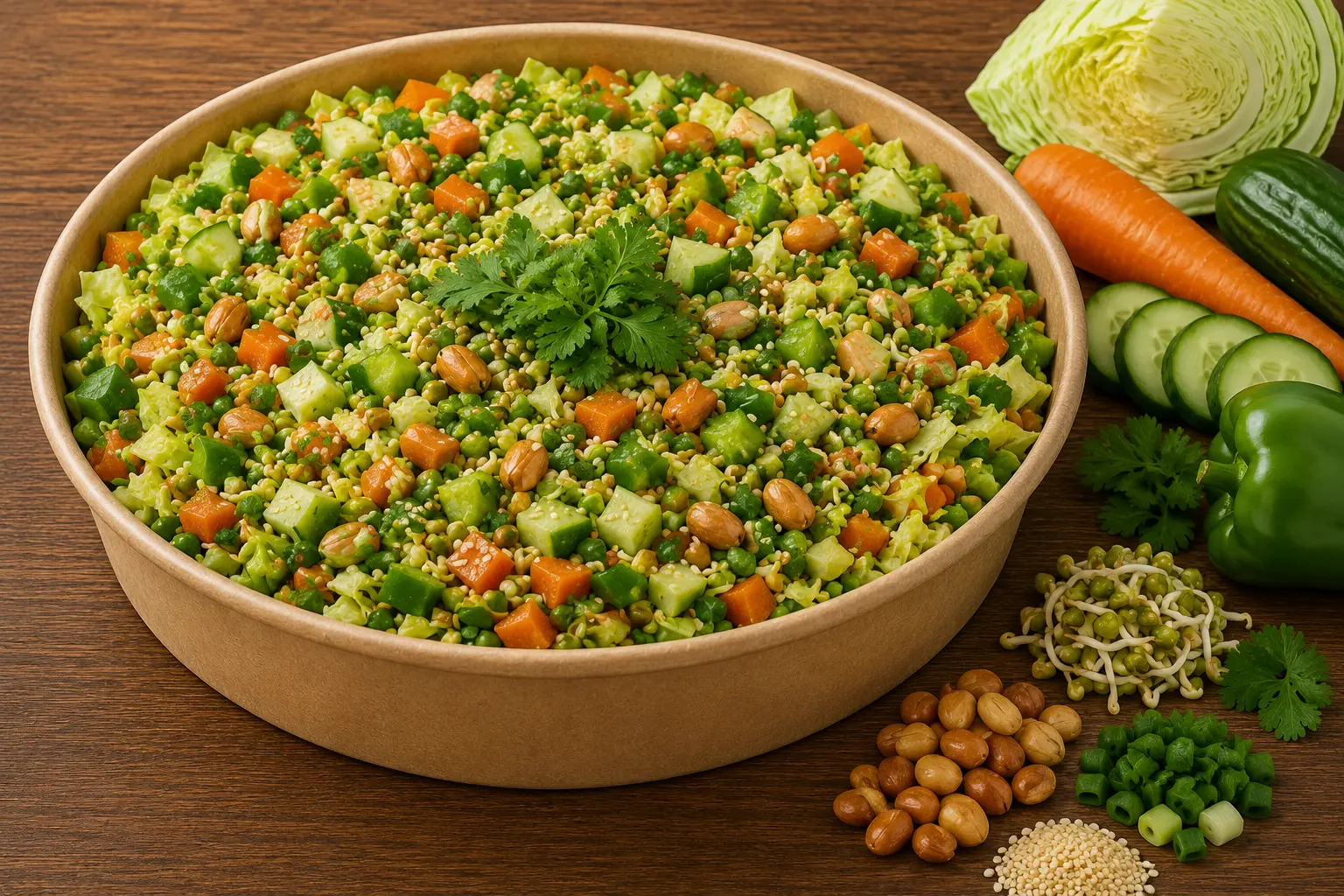 Thai Vegetarian Crunch Salad